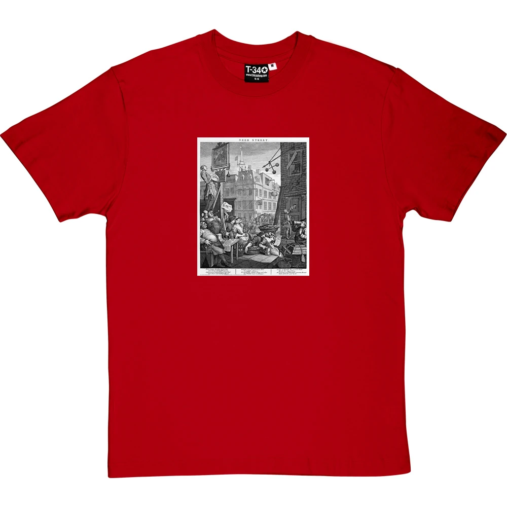 William Hogarth's Beer Street T-Shirt 11 William Hogarth's Beer Street T-Shirt - Image 11