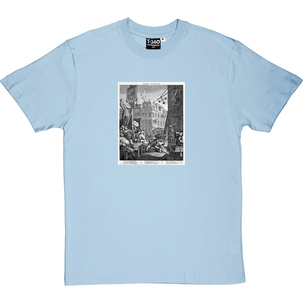 William Hogarth's Beer Street T-Shirt 8 William Hogarth's Beer Street T-Shirt - Image 8