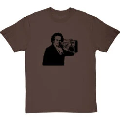 Beethoven Ghetto Blaster T-Shirt -ThinkWear Collective Sales beethoven boombox tshirt hazelnuttshirt