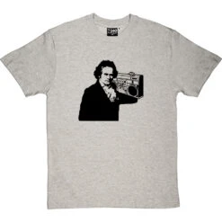 Beethoven Ghetto Blaster T-Shirt -ThinkWear Collective Sales beethoven boombox tshirt lightoxfordtshirt
