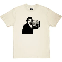 Beethoven Ghetto Blaster T-Shirt -ThinkWear Collective Sales beethoven boombox tshirt naturaltshirt
