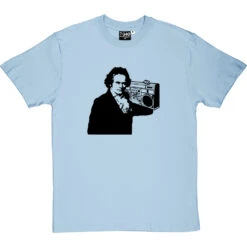 Beethoven Ghetto Blaster T-Shirt -ThinkWear Collective Sales beethoven boombox tshirt skybluetshirt