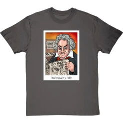 Beethoven's Filth T-Shirt -ThinkWear Collective Sales beethovens filth tshirt charcoaltshirt