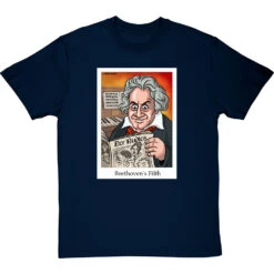 Beethoven's Filth T-Shirt -ThinkWear Collective Sales beethovens filth tshirt navybluetshirt