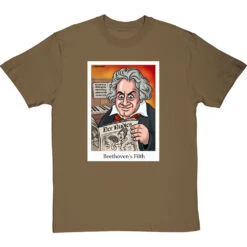 Beethoven's Filth T-Shirt -ThinkWear Collective Sales beethovens filth tshirt olivetshirt