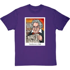 Beethoven's Filth T-Shirt -ThinkWear Collective Sales beethovens filth tshirt purpletshirt