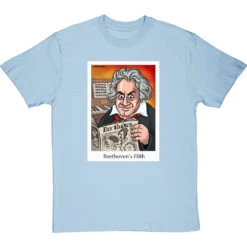 Beethoven's Filth T-Shirt -ThinkWear Collective Sales beethovens filth tshirt skybluetshirt