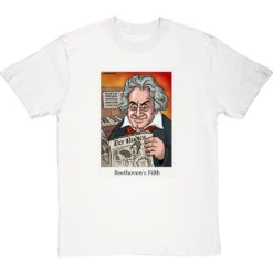 Beethoven's Filth T-Shirt -ThinkWear Collective Sales beethovens filth tshirt whitetshirt