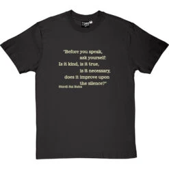 Before You Speak T-Shirt -ThinkWear Collective Sales before you speak tshirt 158 charcoaltshirt
