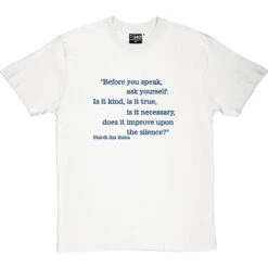 Before You Speak T-Shirt -ThinkWear Collective Sales before you speak tshirt 7 whitetshirt