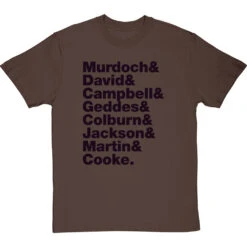 Belle & Sebastian Line-Up T-Shirt -ThinkWear Collective Sales belle and sebastian line up tshirt 1 hazelnuttshirt