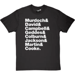 Belle & Sebastian Line-Up T-Shirt -ThinkWear Collective Sales belle and sebastian line up tshirt 2 charcoaltshirt