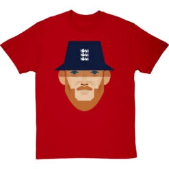 Ben Stokes By Stanley Chow T-Shirt -ThinkWear Collective Sales ben stokes by stanley chow tshirt redtshirt