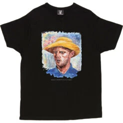 Ben Stokes Van Gogh T-Shirt -ThinkWear Collective Sales ben stokes van gogh tshirt black mens v neck tshirt