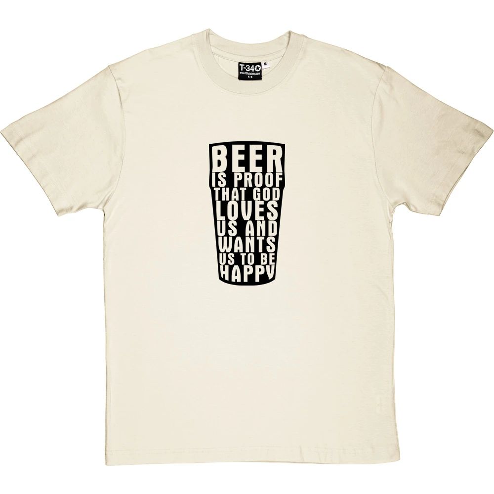 Benjamin Franklin "Beer" Quote T-Shirt 5 Benjamin Franklin "Beer" Quote T-Shirt - Image 5