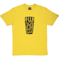 Benjamin Franklin "Beer" Quote T-Shirt 31 Benjamin Franklin "Beer" Quote T-Shirt -ThinkWear Collective Sales benjamin franklin beer tshirt 1 yellowtshirt
