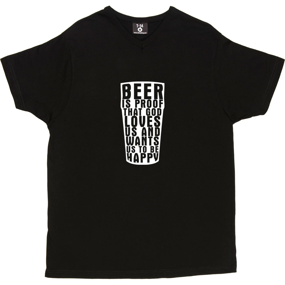 Benjamin Franklin "Beer" Quote T-Shirt 19 Benjamin Franklin "Beer" Quote T-Shirt - Image 19
