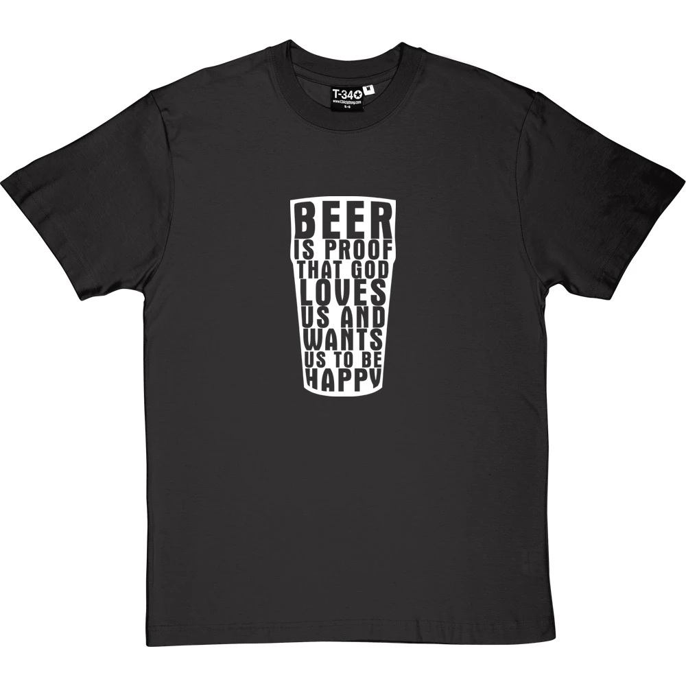 Benjamin Franklin "Beer" Quote T-Shirt 8 Benjamin Franklin "Beer" Quote T-Shirt - Image 8