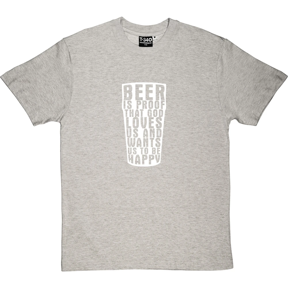 Benjamin Franklin "Beer" Quote T-Shirt 20 Benjamin Franklin "Beer" Quote T-Shirt - Image 20