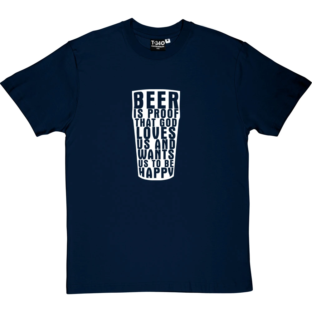 Benjamin Franklin "Beer" Quote T-Shirt 4 Benjamin Franklin "Beer" Quote T-Shirt - Image 4