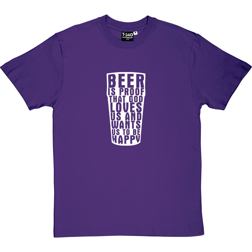 Benjamin Franklin "Beer" Quote T-Shirt 1 Benjamin Franklin "Beer" Quote T-Shirt