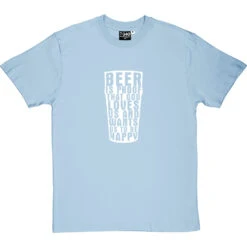 Benjamin Franklin "Beer" Quote T-Shirt 30 Benjamin Franklin "Beer" Quote T-Shirt -ThinkWear Collective Sales benjamin franklin beer tshirt 2 skybluetshirt