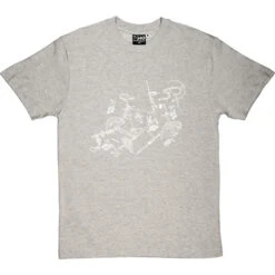 Bicycle Exploded Diagram T-Shirt -ThinkWear Collective Sales bicycle exploded diagram tshirt 2 lightoxfordtshirt