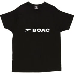 BOAC T-Shirt -ThinkWear Collective Sales boac 2 black mens v neck tshirt
