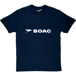 BOAC T-Shirt -ThinkWear Collective Sales boac 2 navybluetshirt