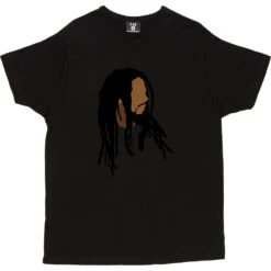 Bob Marley T Shirt Portrait T-Shirt -ThinkWear Collective Sales bob marley profile tshirt black mens v neck tshirt