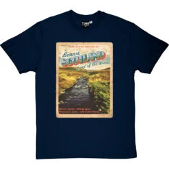Bonnie Scotland T-Shirt -ThinkWear Collective Sales bonnie scotland tshirt navybluetshirt