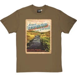 Bonnie Scotland T-Shirt -ThinkWear Collective Sales bonnie scotland tshirt olivetshirt