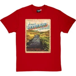 Bonnie Scotland T-Shirt -ThinkWear Collective Sales bonnie scotland tshirt redtshirt