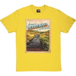 Bonnie Scotland T-Shirt -ThinkWear Collective Sales bonnie scotland tshirt yellowtshirt