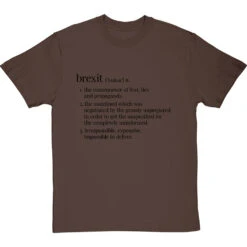 Brexit Definition T-Shirt -ThinkWear Collective Sales brexit definition tshirt 1 hazelnuttshirt