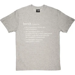 Brexit Definition T-Shirt -ThinkWear Collective Sales brexit definition tshirt 2 lightoxfordtshirt