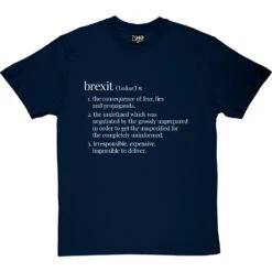 Brexit Definition T-Shirt -ThinkWear Collective Sales brexit definition tshirt 2 navybluetshirt
