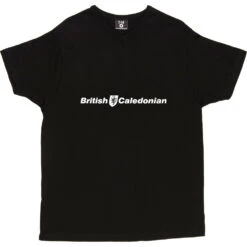 British Caledonian T-Shirt 22 British Caledonian T-Shirt -ThinkWear Collective Sales british caledonian tshirt 2 black mens v neck tshirt