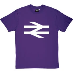 British Rail Logo T-Shirt 27 British Rail Logo T-Shirt -ThinkWear Collective Sales british rail tshirt 2 purpletshirt