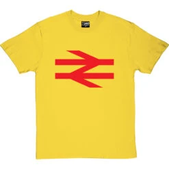 British Rail Logo T-Shirt 30 British Rail Logo T-Shirt -ThinkWear Collective Sales british rail tshirt 5 yellowtshirt