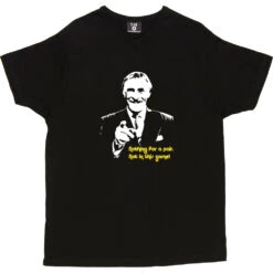 Bruce "Brucie" Forsyth T-Shirt -ThinkWear Collective Sales bruceforsyth 112 black mens v neck tshirt