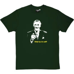 Bruce "Brucie" Forsyth T-Shirt -ThinkWear Collective Sales bruceforsyth 113 bottlegreentshirt
