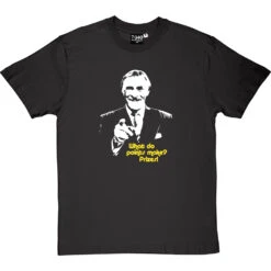 Bruce "Brucie" Forsyth T-Shirt -ThinkWear Collective Sales bruceforsyth 114 charcoaltshirt