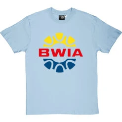 BWIA T-Shirt -ThinkWear Collective Sales bwia tshirt skybluetshirt