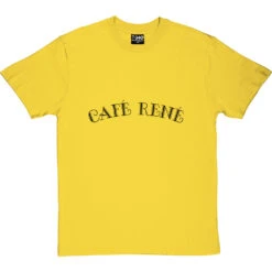 Cafe Rene T-Shirt -ThinkWear Collective Sales cafe rene tshirt 1 yellowtshirt