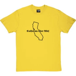 California Uber Alles T-Shirt 38 California Uber Alles T-Shirt -ThinkWear Collective Sales californiauberalles 1 yellowtshirt