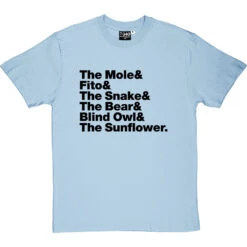 Canned Heat (Nicknames) Line-Up T-Shirt -ThinkWear Collective Sales canned heat nicknames line up tshirt 1 skybluetshirt