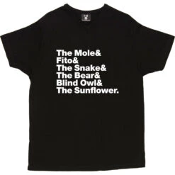 Canned Heat (Nicknames) Line-Up T-Shirt -ThinkWear Collective Sales canned heat nicknames line up tshirt 2 black mens v neck tshirt