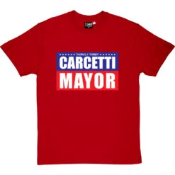 Carcetti For Mayor T-Shirt -ThinkWear Collective Sales carcetti for mayor tshirt redtshirt