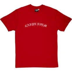 Carpe Diem T-Shirt -ThinkWear Collective Sales carpediem 2 redtshirt